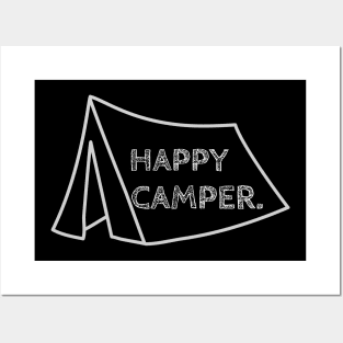 Happy camper Posters and Art